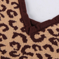 Leopard Knitted Crop Tee